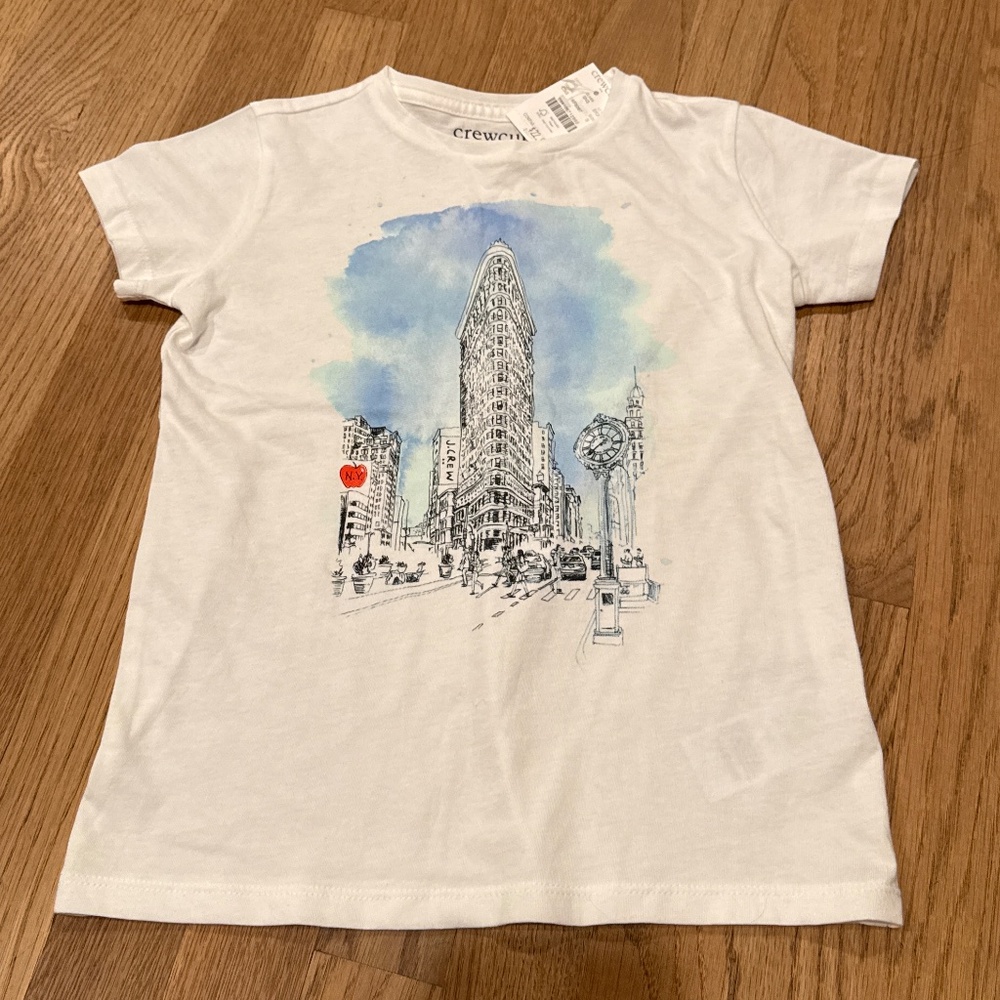 Crewcuts New York logo girls t-shirt
